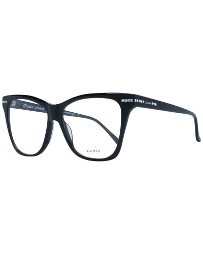 Locman Gafas de Mujer LOCV008STR Negras - Montura de Vista Diseño Elegante
