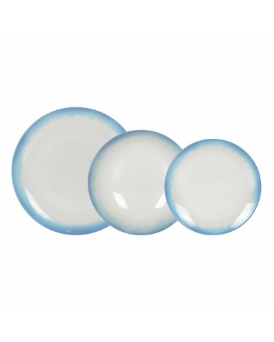 Stoviglie La Mediterránea Ibiza | Set da 12 Pezzi per Servizi da Tavola | Ceramica Resistente e Colorata