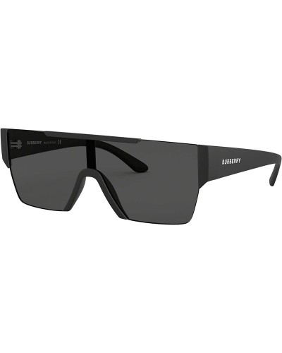 Burberry BE4291 Men's Sunglasses - Black Frame, Grey Lenses
