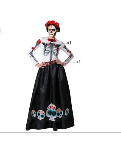 Kostuum Skelet Mexicaanse Multicolour