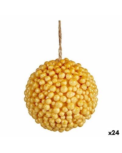 Bolas de Navidad de Plástico Decoradas de 8 cm | Paquete de 24 | Perfectas para Árboles de Navidad y Decoraciones Festivas
