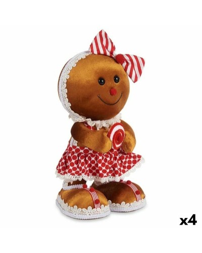 Prydnadsfigur Kex Lasso Brun Röd polystyren 19 x 33 x 15 cm (4 antal)