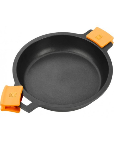 Casseruola BRA Braisogona 1,5 L con Coperchio in Vetro, Nero, Ø 20 cm