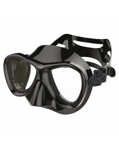 Seac Occhialini Nuoto Neri Taglia Unica - Antiappannamento, Lenti Chiara
