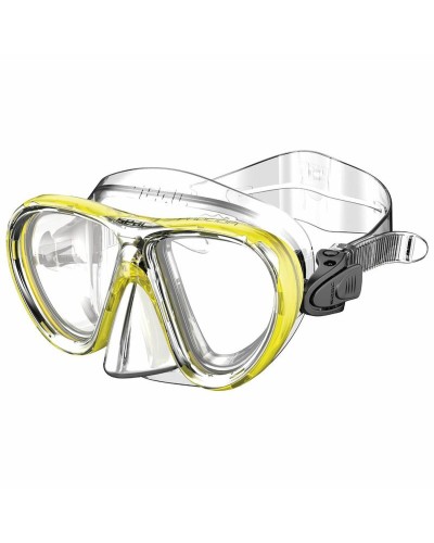 Seac Lunettes de Natation Jaunes - Anti-buée, Verres Clairs, Taille Unique
