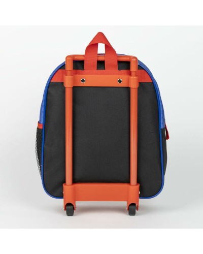 School Rucksack with Wheels Spider-Man Blue 10 x 30 x 25 cm