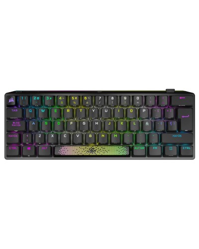 Corsair K70 Pro Mini Gaming-Tastatur - QWERTZ Spanisch, Schwarz, Mechanisch

