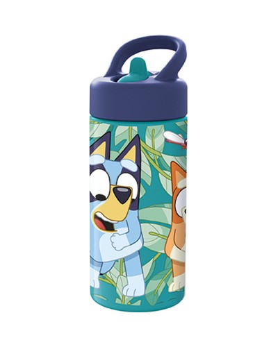 Stor Bouteille d'Eau Céleste 410ml PVC - Portable et Réutilisable
