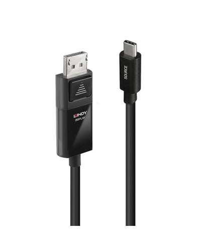LINDY Câble USB-C 1m Noir - Charge Rapide & Transfert de Données
