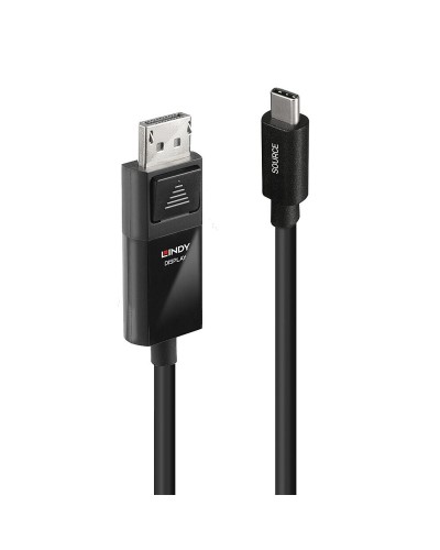 LINDY Câble USB-C 3m Noir - Transfert de Données et Charge Rapide
