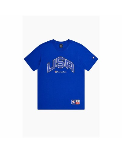 Heren-T-Shirt met Korte Mouwen Champion Crewneck