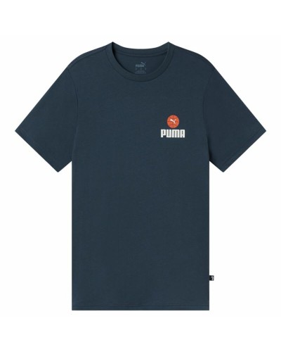 Puma Herren T-Shirt Kurzarm Dunkelblau - Atmungsaktiv und Sportlich
