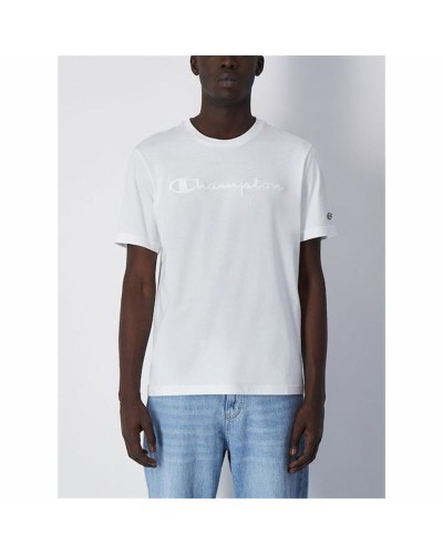 Heren-T-Shirt met Korte Mouwen Champion Crewneck