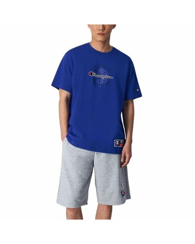 Champion Camiseta de Hombre Cuello Redondo Algodón Manga Corta Casual
