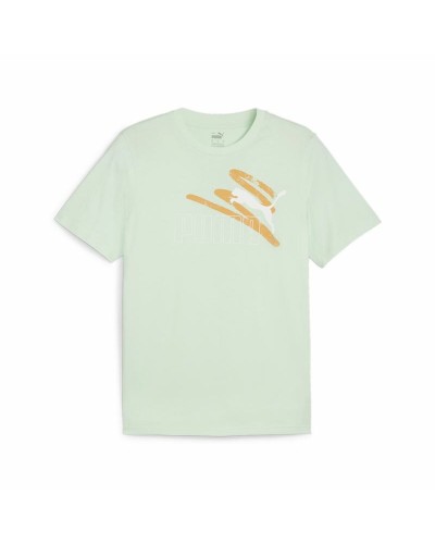 T-shirt med kortärm Herr Puma Essentials+ AB Summer Mörkgrön