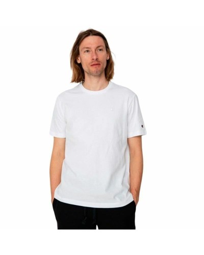 Champion T-shirt Homme Col Rond Coton - T-Shirt Manches Courtes Sportive
