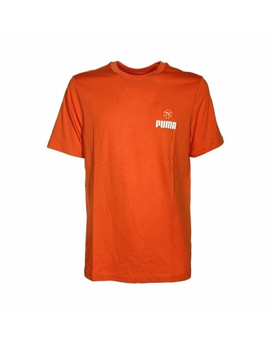 Puma Herren T-Shirt Chilli Powder Orange - Kurzarm Sportlich Atmungsaktiv
