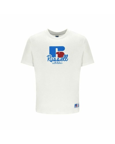 Heren-T-Shirt met Korte Mouwen Russell Athletic EMT E46361