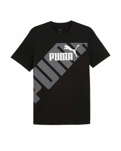 Puma POWER Graphic : T-shirt Manches Courtes Homme - Sport & Décontracté
