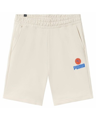 Urheilushortsit Puma Bppo-000746 Blank Ba Valkoinen