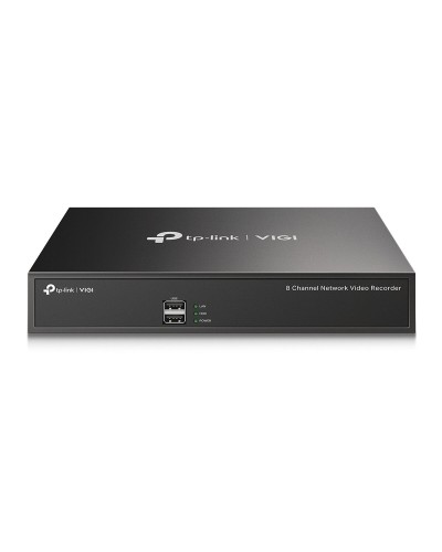TP-Link NVR1008H Rete Video Recorder, 8 Canali PoE NVR con 1HDD da 2TB, Compressione H.265+
