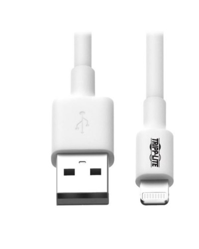 Cable USB a Lightning Eaton de 1 m, Blanco, M100-003-WH
