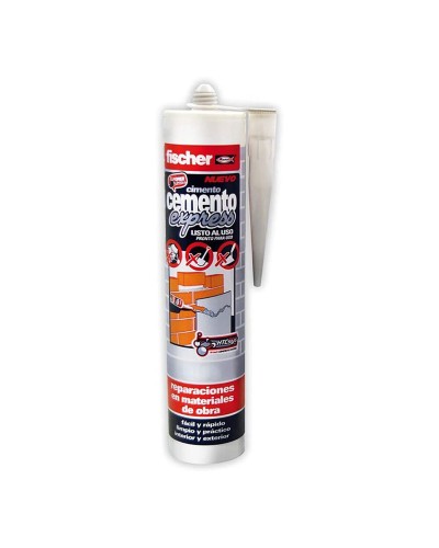 Fischer Sigillante Cemento 310 ml Grigio Scuro per Riparazioni e Sigillature
