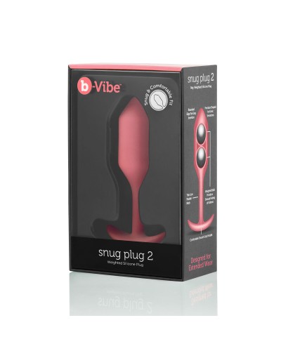 Analplugg B-Vibe 2 Orange Korall