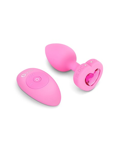 B-Vibe Heart Personal Vibrator Pink - Powerful and Discreet Intimate Massager
