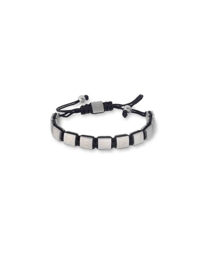 AN Jewels Pulsera Hombre AA.P222 Acero Inoxidable Negro
