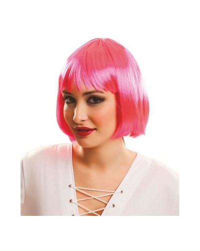 My Other Me Pink Wig - Synthetic Hair Fashion Party Costume
