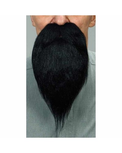 My Other Me Black Fake Beard - Realistic Disguise Accessory for Parties
