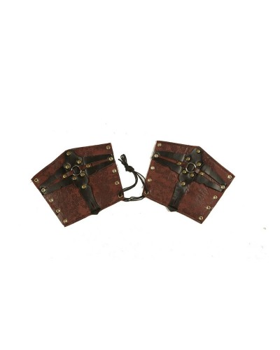 Mon Autre Moi Bracelet de Gladiateur - Marron Multicolore, Taille S (58 cm)
