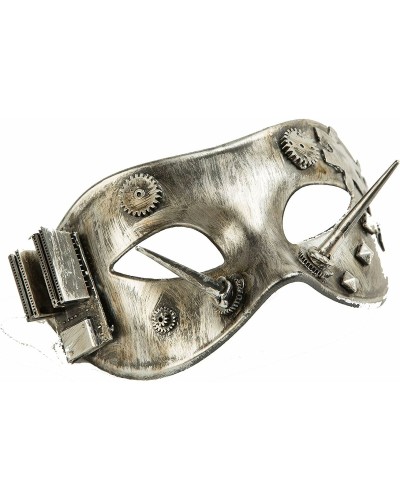 My Other Me Mascherina Steampunk Metallizzata Multicolore - Taglia Unica
