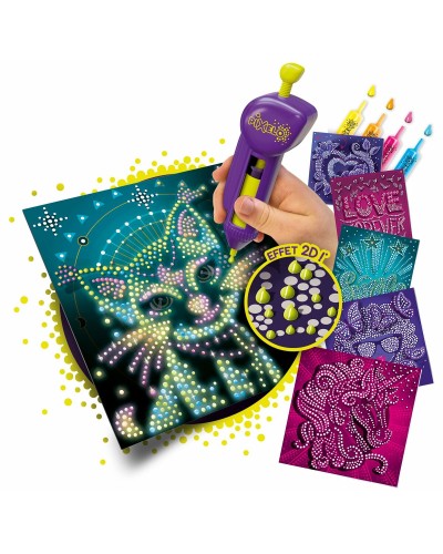 Lansay Pixelo Phospho 2D : Kit d'Écriture Créative, Dessin Lumineux
