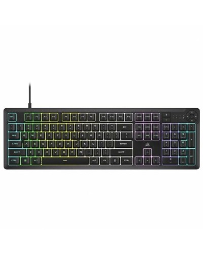 Corsair K55 CORE Gaming Keyboard - Membrane, RGB Backlighting, Black
