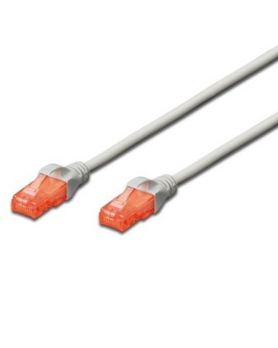 Ewent CAT6 UTP Netzwerkkabel starr 10m Grau - Ideal für Netzwerk
