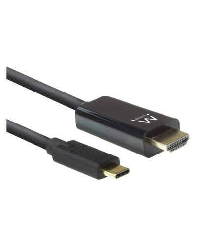 Ewent EW9824: USB-C auf HDMI 4K Adapter - 2m Kabel - Schwarz - Video & Audio

