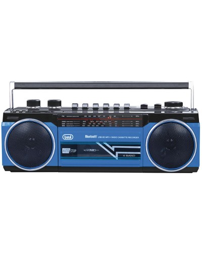 Trevi RR 501 BT: Radio Portatile Bluetooth - Azzurro/Blu - Compatta & Multifunzione
