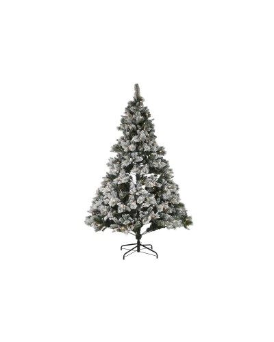 Kerstboom Home ESPRIT Groen PVC Metaal Besneeuwd 155 x 155 x 240 cm