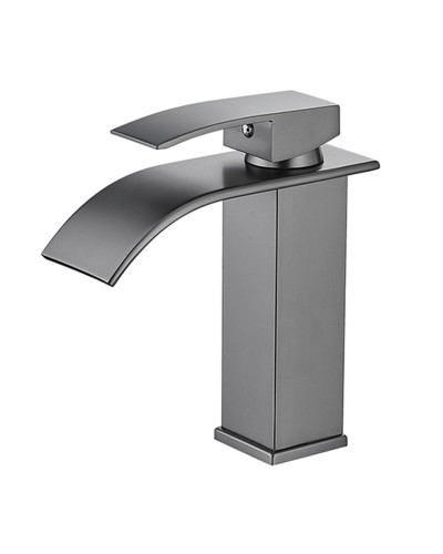 Mischbatterie Fontastock Edelstahl Zinklegierung