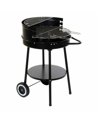 Barbacoa de Carbón con Ruedas DKD Home Decor Negro (Reacondicionado B)