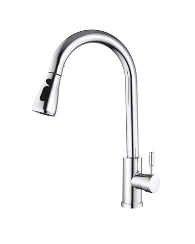 Mitigeur Fontastock Chrome Acier inoxydable Céramique Forme en C