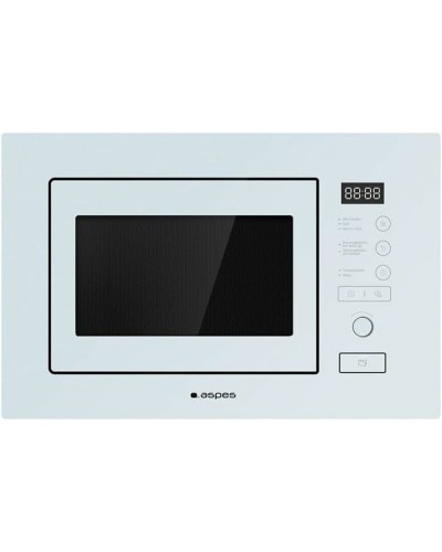 Mikrovågsugn med Grill Aspes AMWI2800DGB Vit 800 W 20 L