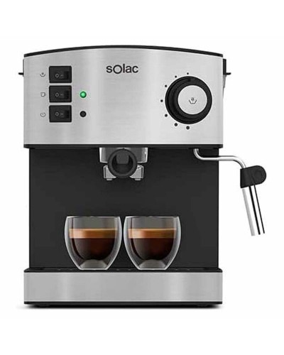 Express Handleiding Koffiemachine Solac CE4483 Zilverkleurig 16 L
