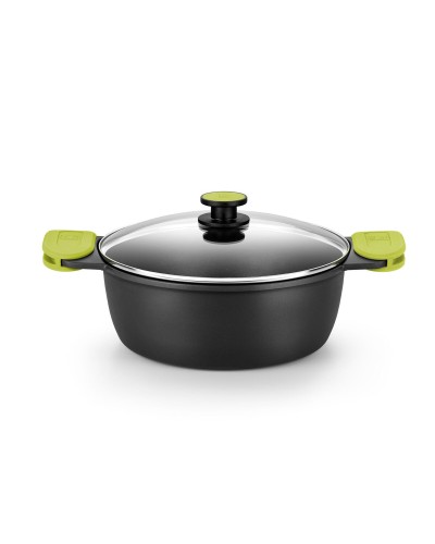 Kasserolle BRA FOODIE     24CM Schwarz Ø 24 cm