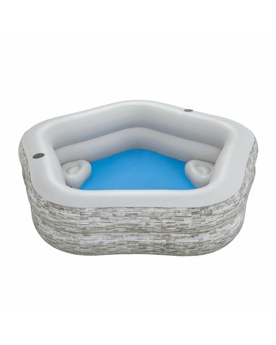 Bestway Piscina Hinchable Familiar 213x206x53 cm +6 Años Jardin 54423