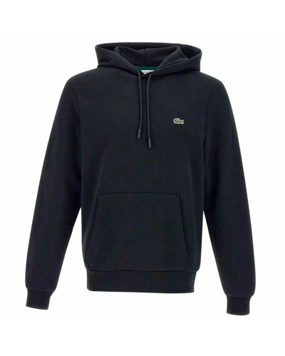 Felpa con Cappuccio Uomo Lacoste Core Performance Nero