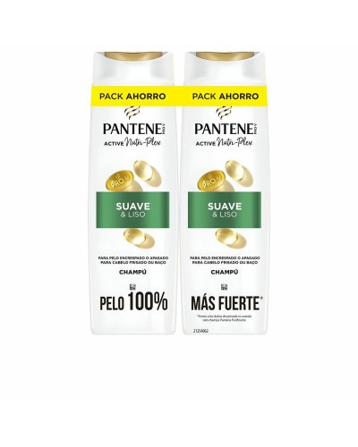 Shampoo und Spülung Pantene SUAVE Y LISO 325 ml (2 Stück)