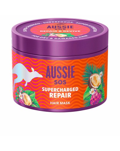 Haarmasker Aussie SOS SUPERCHARGED REPAIR 500 ml